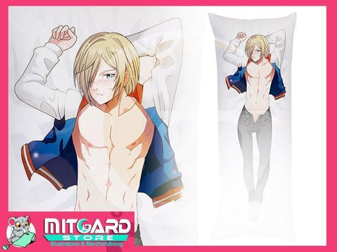 YURI ON ICE!!! Yuri Plisetsky V2 Body pillow case Dakimakura - 3